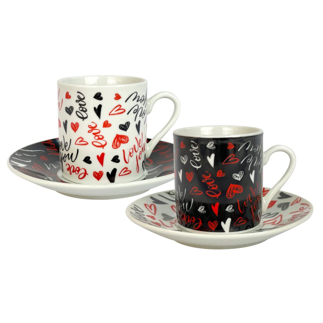 Imagem ilustrativa para Jogo de 12 peças para café em porcelana 80ml