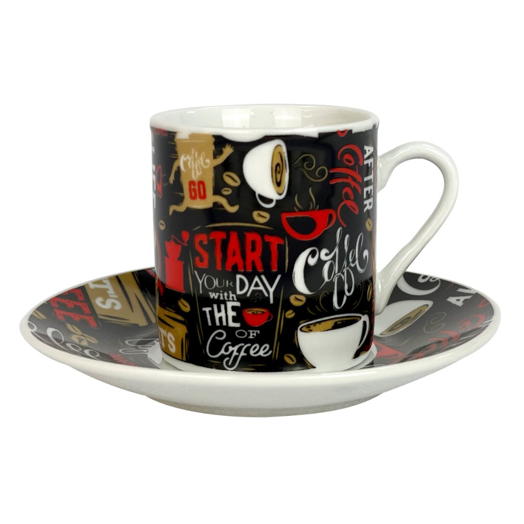 Imagem ilustrativa para Jogo de 12 peças para café Start em porcelana 80ml