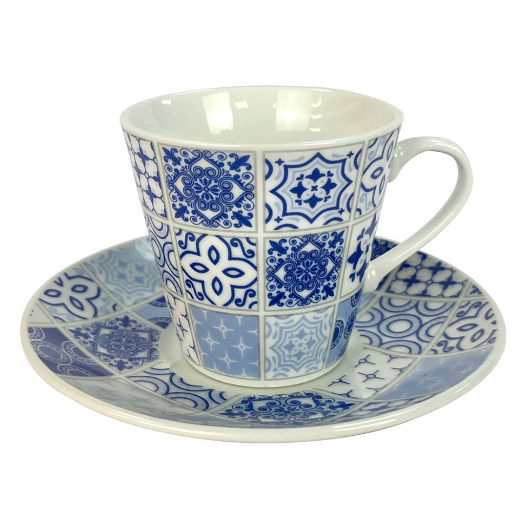 Fotografia para o produto Jogo de 12 peças para cafe Tile em porcelana 90ml