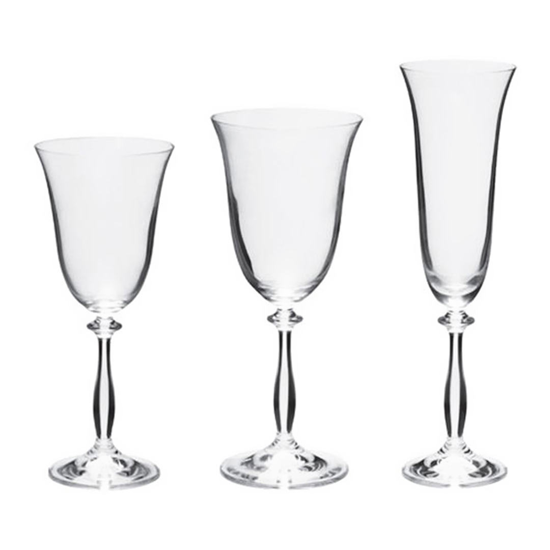 Imagem ilustrativa para Jogo de 18 taças em cristal ecológico 6x(190/250/350ml)