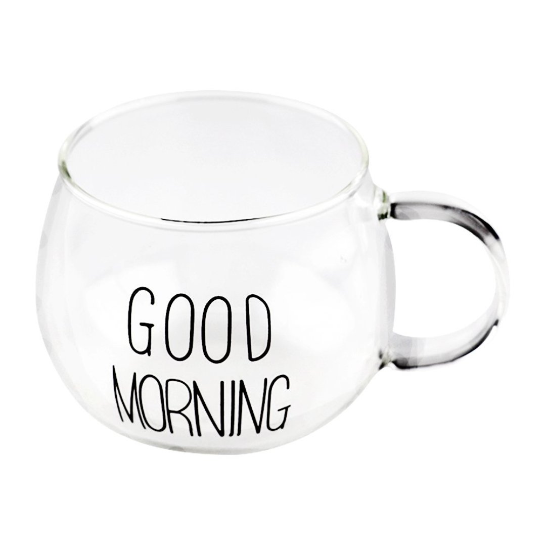 Fotografia para o produto Jogo de 2 canecas em vidro borossilicato 380ml A7,5cm