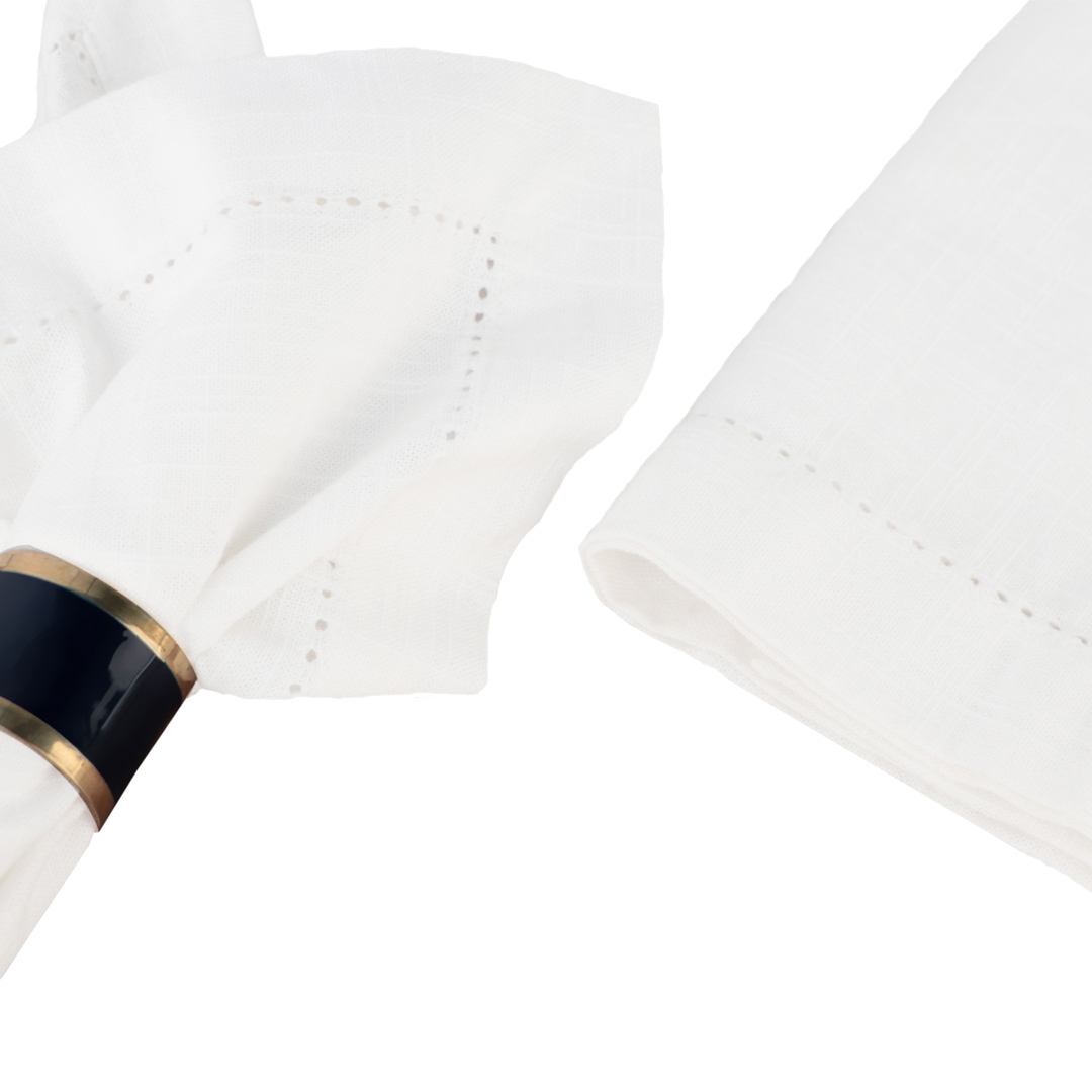 Fotografia para o produto Jogo de 2 guardanapos em tecido L40xP40cm cor off white