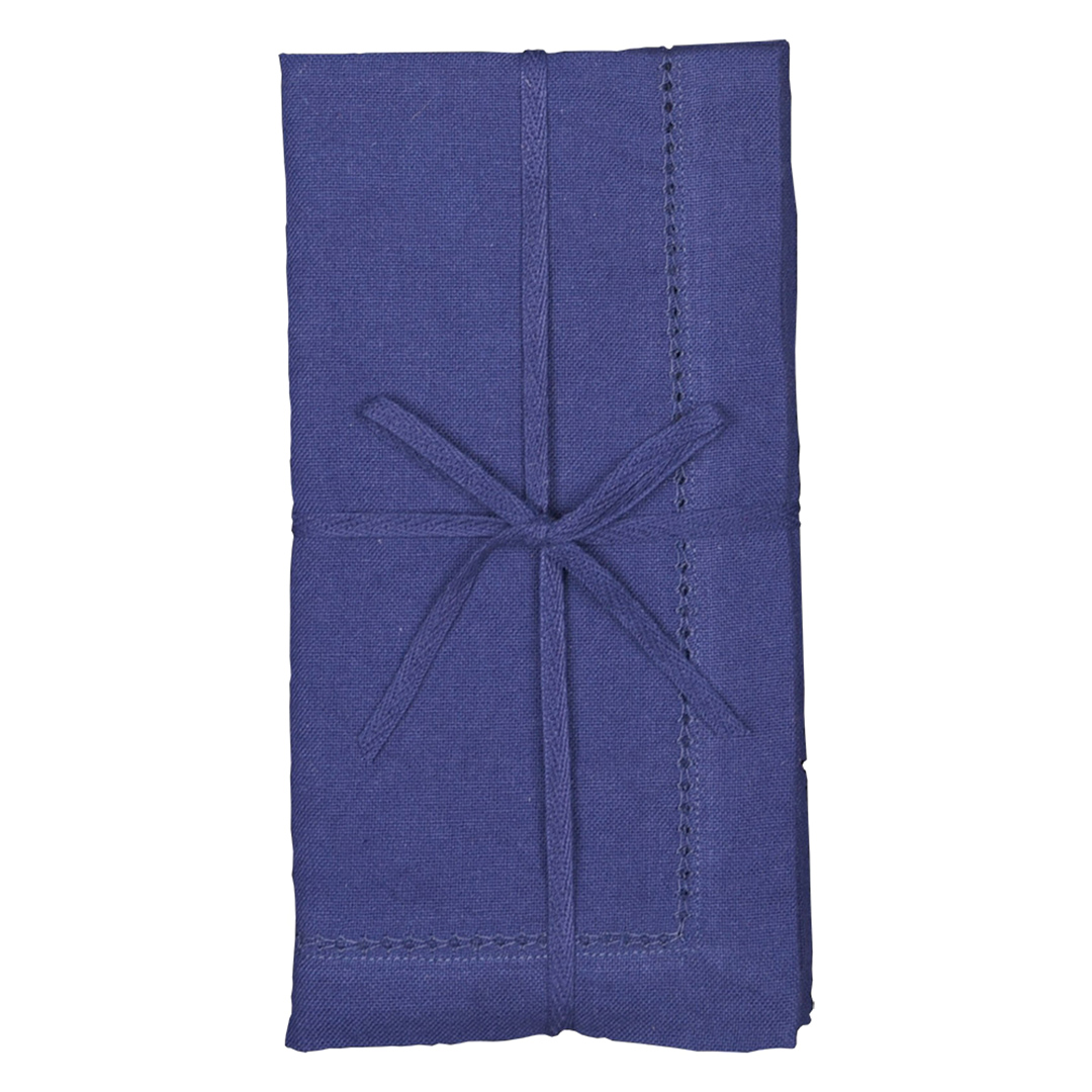 Imagem ilustrativa para Jogo de 2 guardanapos em tecido L45xP45cm cor azul