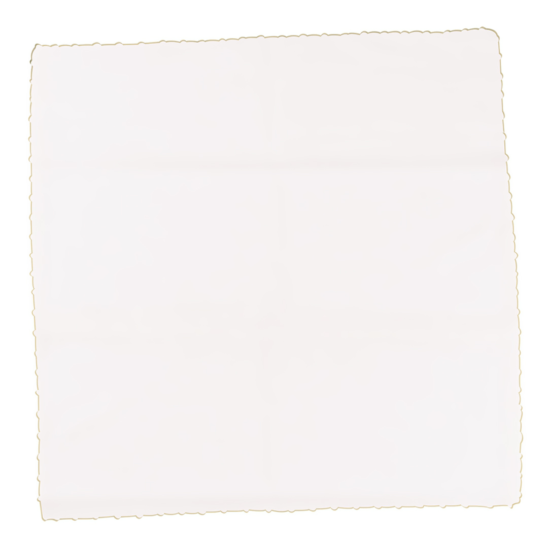 Imagem ilustrativa para Jogo de 2 guardanapos em tecido L45xP45cm cor branca