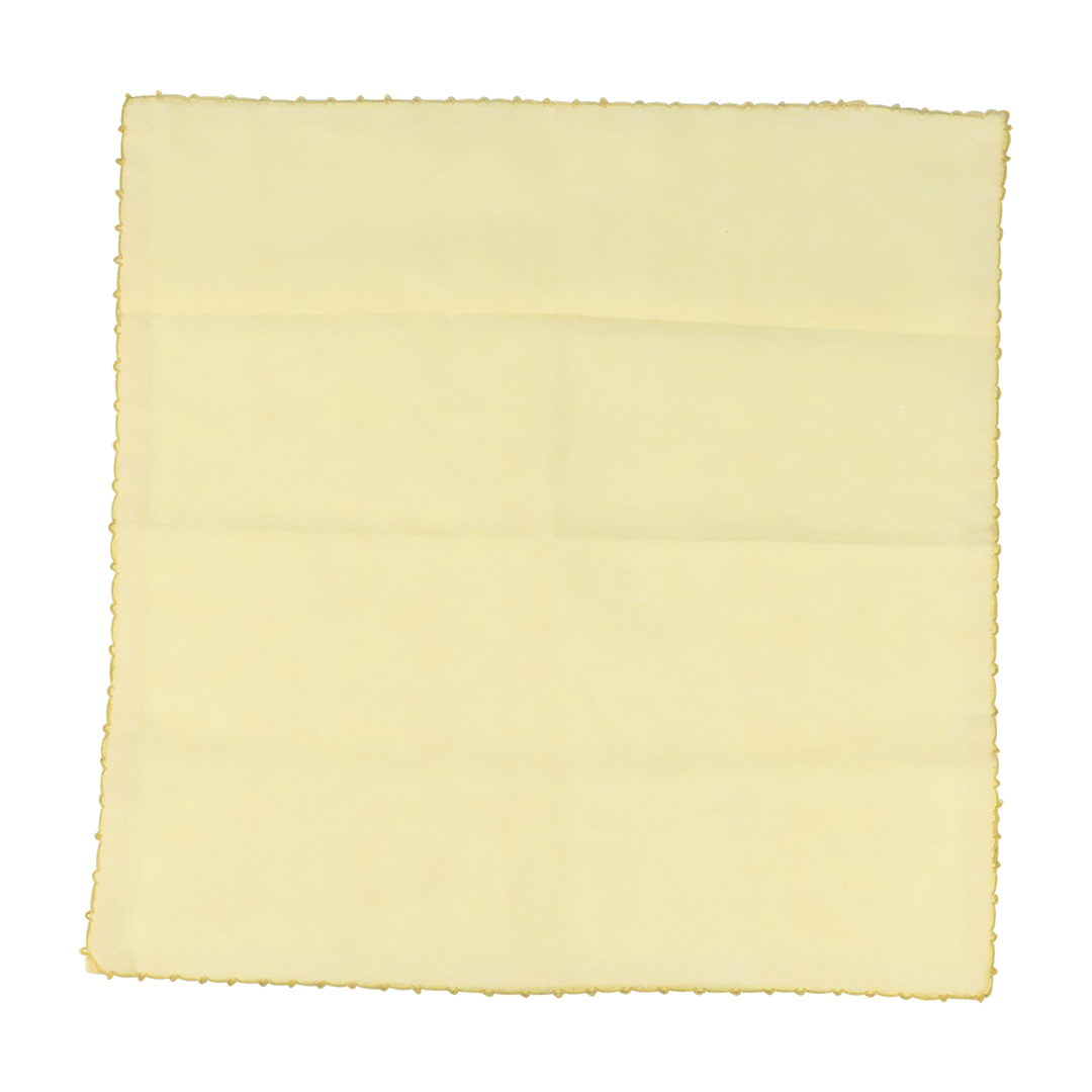 Imagem ilustrativa para Jogo de 2 guardanapos em tecido L45xP45cm cor amarela