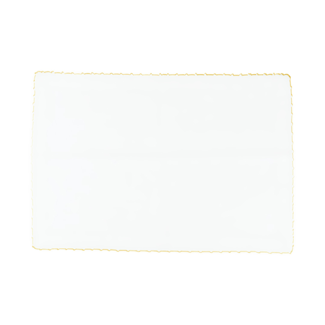 Imagem ilustrativa para Jogo de 2 lugares americanos em tecido L33xP48cm cor branca