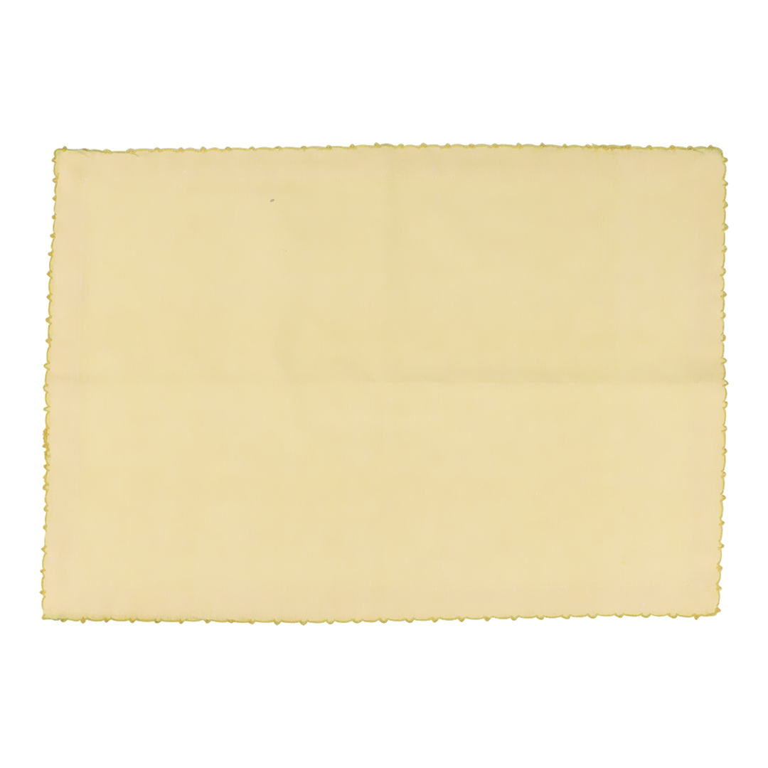 Imagem ilustrativa para Jogo de 2 lugares americanos em tecido L33xP48cm cor amarela