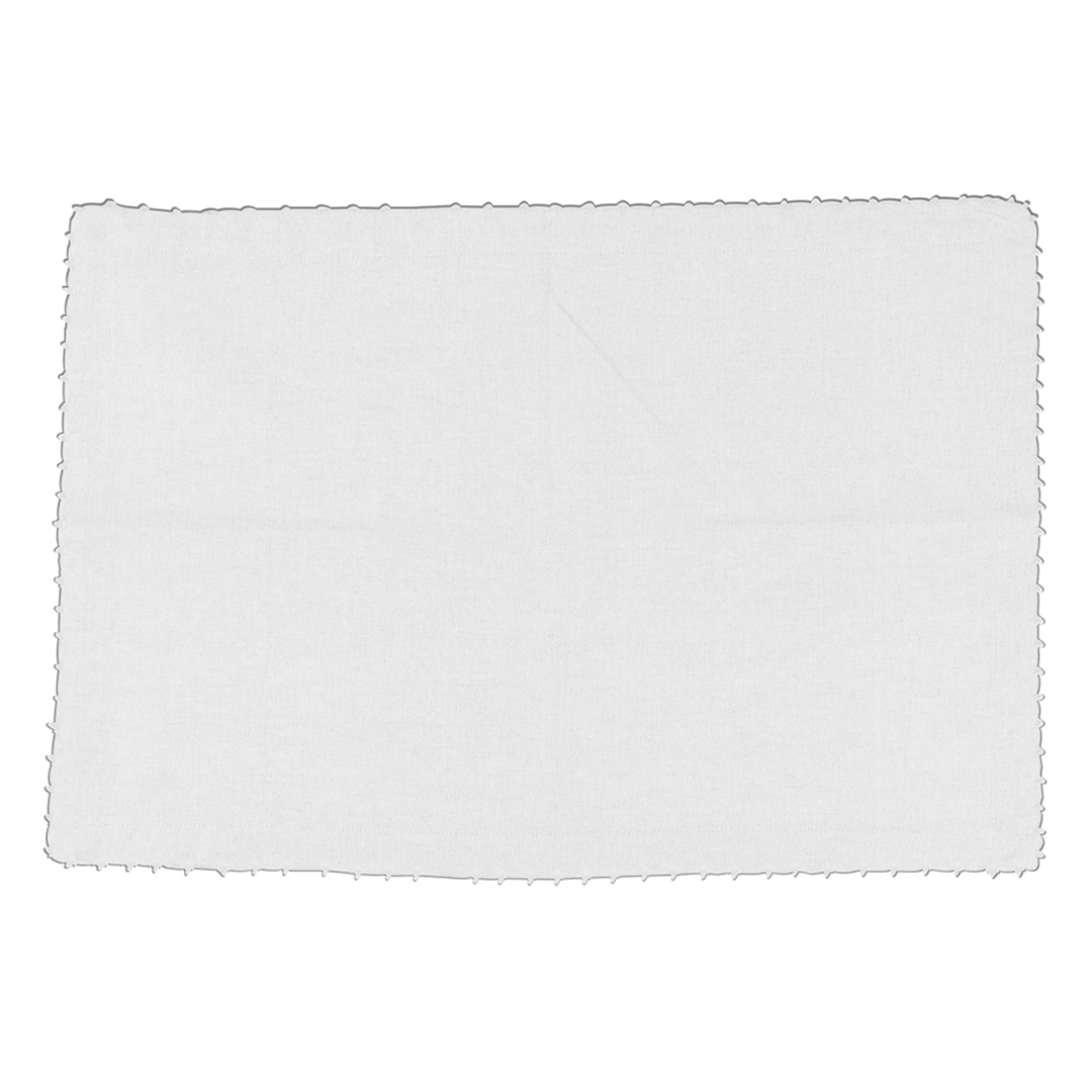 Imagem ilustrativa para Jogo de 2 lugares americanos em tecido L33xP48cm cor cinza