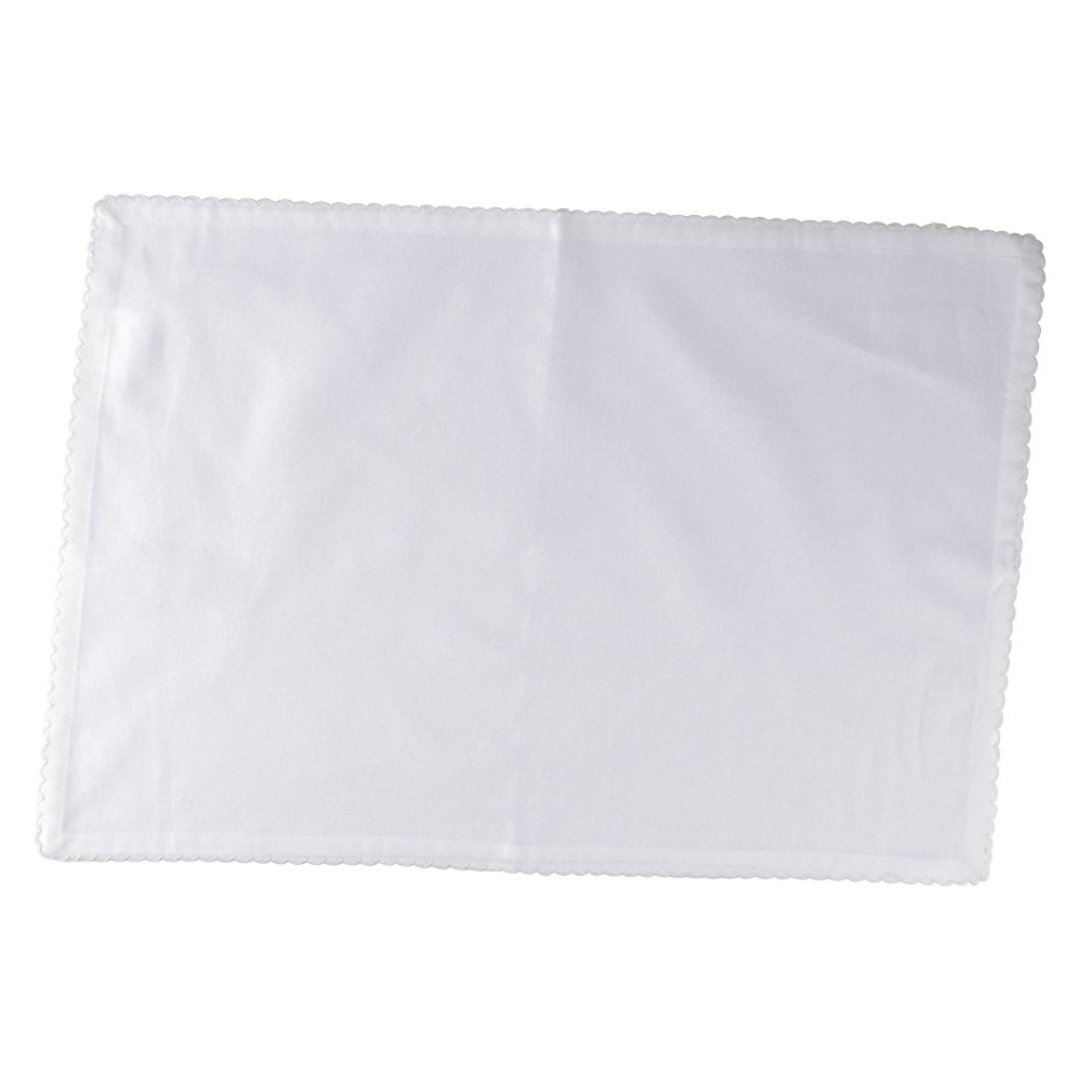 Fotografia para o produto Jogo de 2 lugares americanos em tecido L35xP50cm cor branca