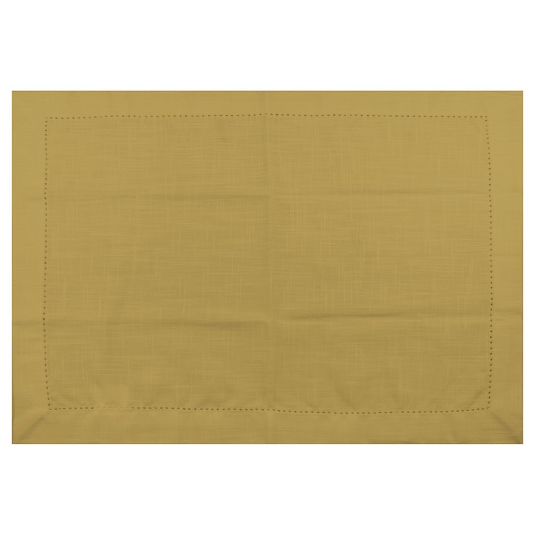 Fotografia para o produto Jogo de 2 lugares americanos em tecido L50xP35cm cor mostarda