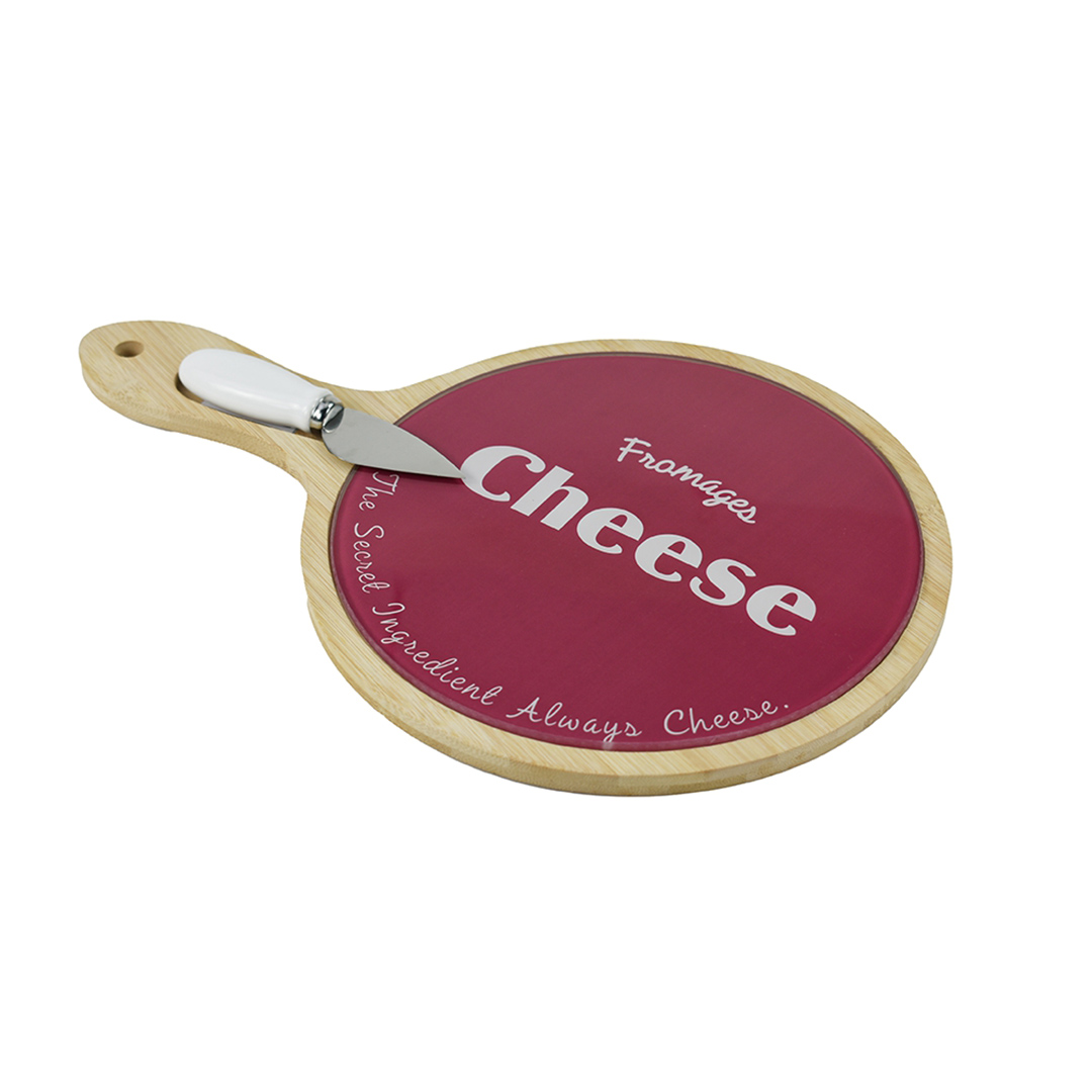 Imagem ilustrativa para Jogo de 2 peças em bambu e vidro L34xP22xA2cm