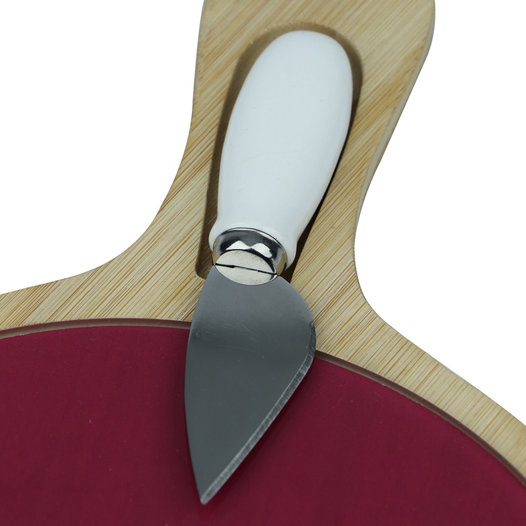 Fotografia para o produto Jogo de 2 peças em bambu e vidro Ø20xA2cm