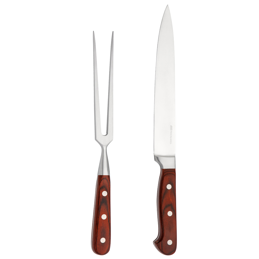 Imagem ilustrativa para Jogo de 2 peças (Garfo e Faca) em aço inox forjado
