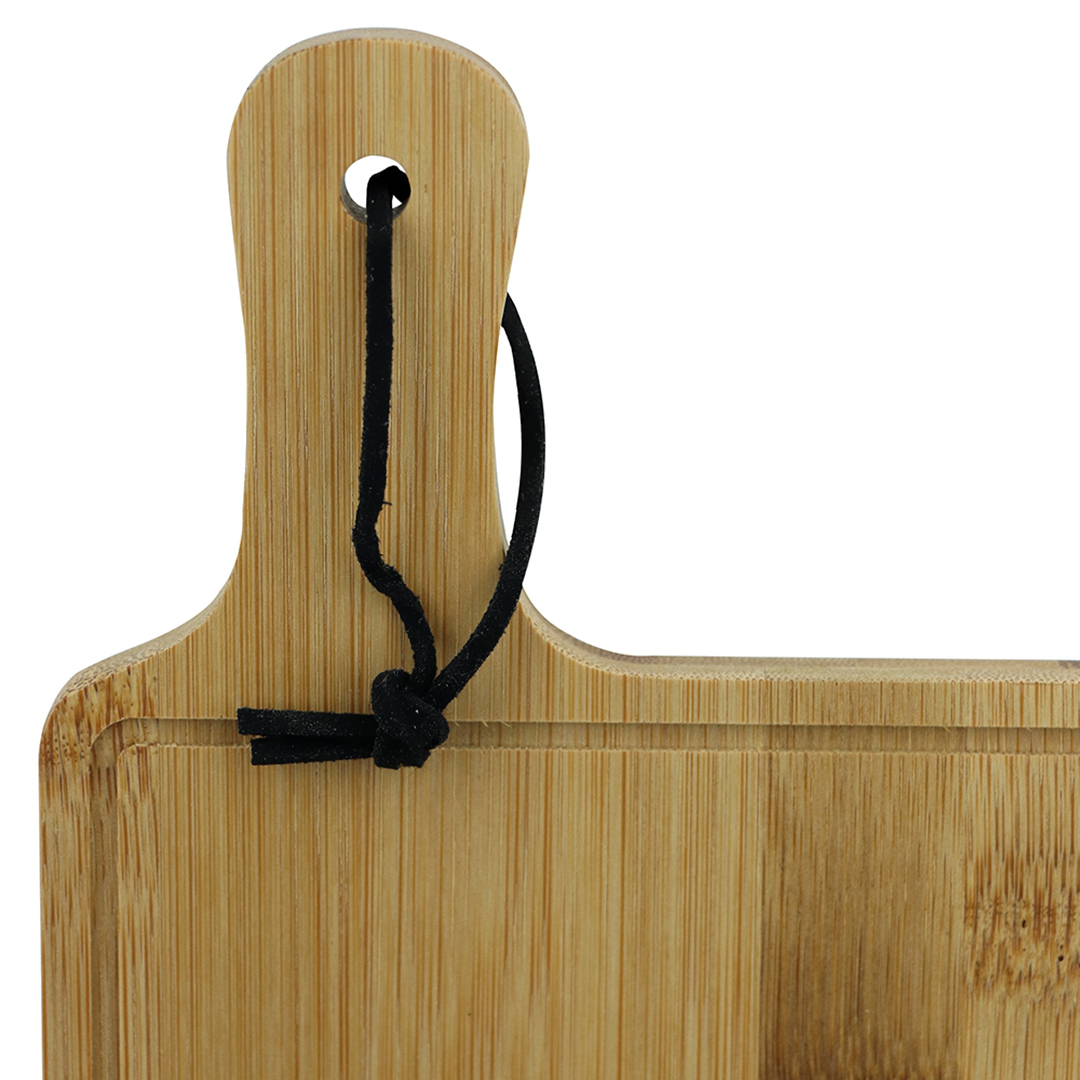 Fotografia para o produto Jogo de 2 peças para queijo em bambu L23,5xP19,5xA2,5cm