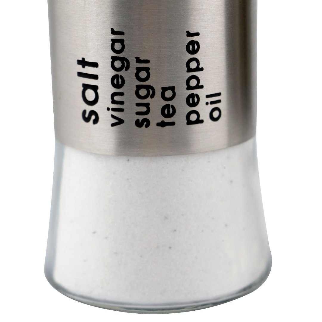 Fotografia para o produto Jogo de 2 porta condimentos Cylinder em aco inox 100ml D5,5xA11cm