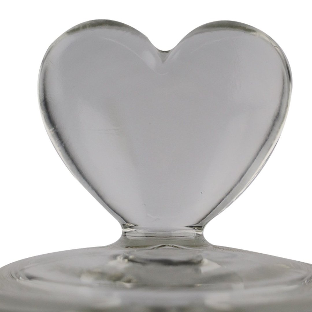 Fotografia para o produto Jogo de 2 porta mantimentos em vidro com tampa 650ml Ø11xA15cm