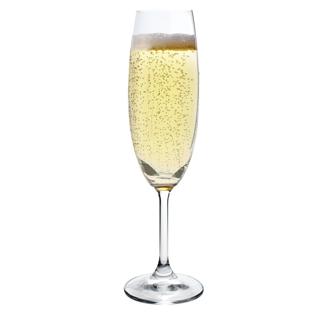 Fotografia para o produto Jogo de 2 taças para champanhe em cristal ecológico 220ml A22,5cm