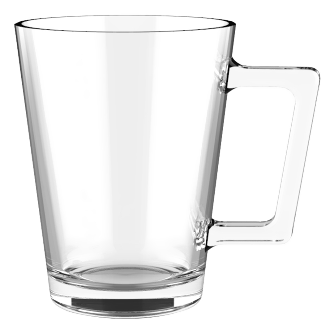 Imagem ilustrativa para Jogo de 2 xícaras em vidro 270ml