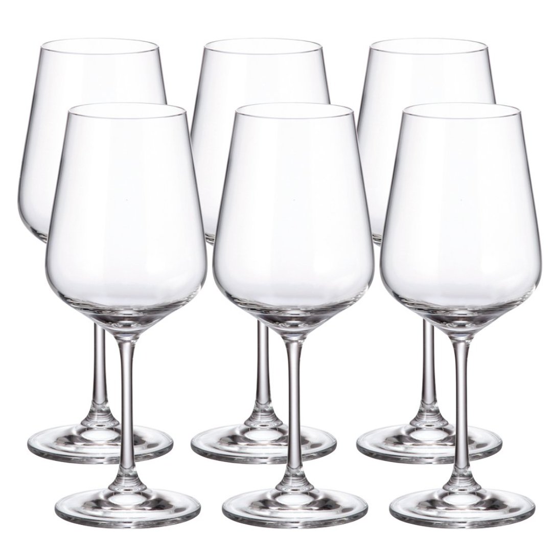 Fotografia para o produto Jogo de 24 taças em cristal ecológico 6x(200/380/450/580ml)