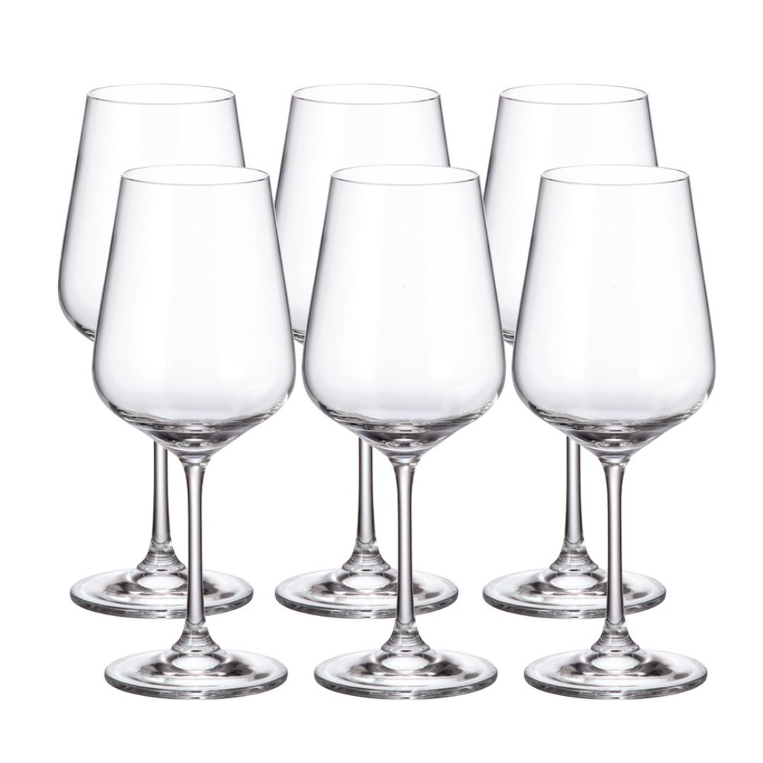 Fotografia para o produto Jogo de 24 taças em cristal ecológico 6x(200/380/450/580ml)