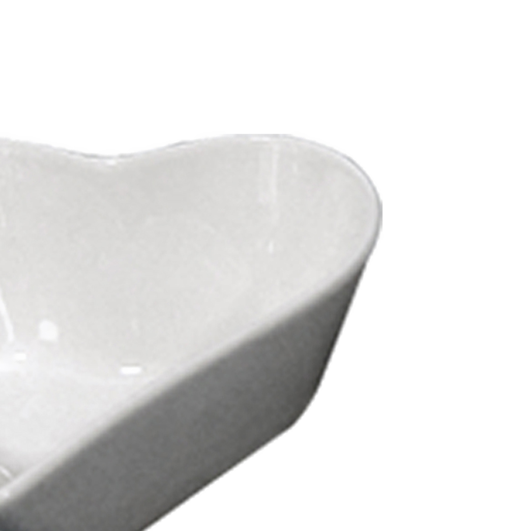 Fotografia para o produto Jogo de 3 bowls coração em porcelana L10xP9,5xA4,3cm