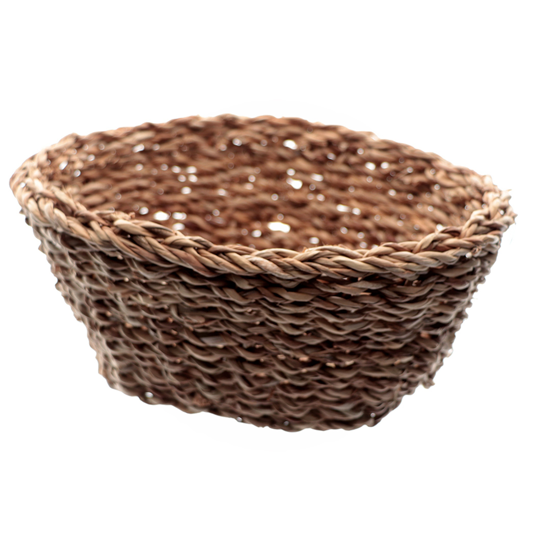 Fotografia para o produto Jogo de 3 cestas ovais em fibra natural L28xP22xA13cmL24xP18xA11cmL20xP14xA9cm