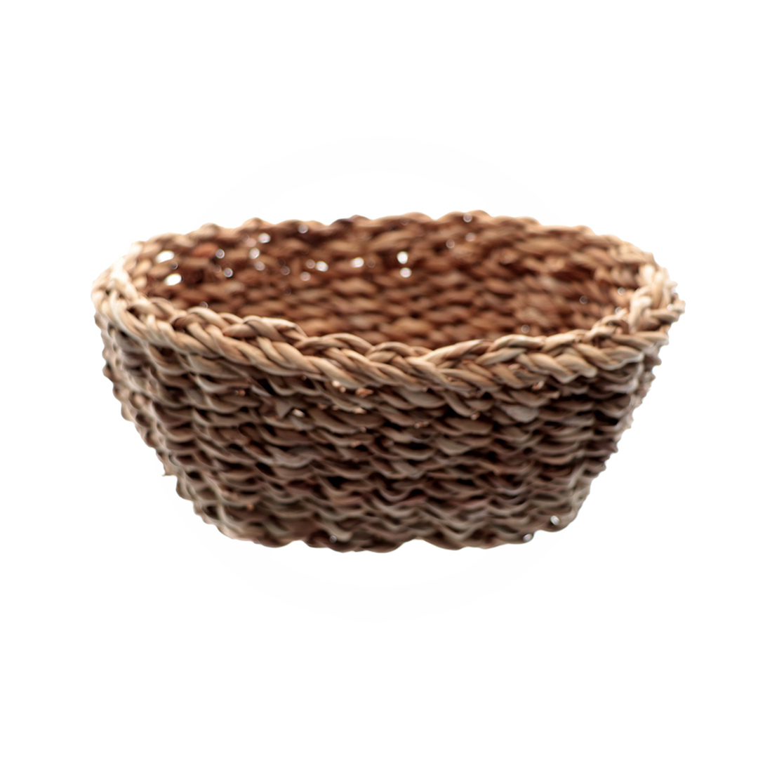 Fotografia para o produto Jogo de 3 cestas ovais em fibra natural L28xP22xA13cmL24xP18xA11cmL20xP14xA9cm
