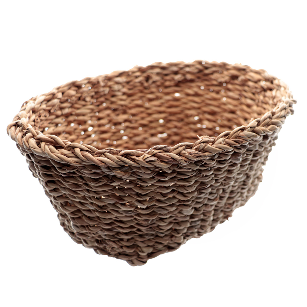 Fotografia para o produto Jogo de 3 cestas ovais em fibra natural L28xP22xA13cmL24xP18xA11cmL20xP14xA9cm