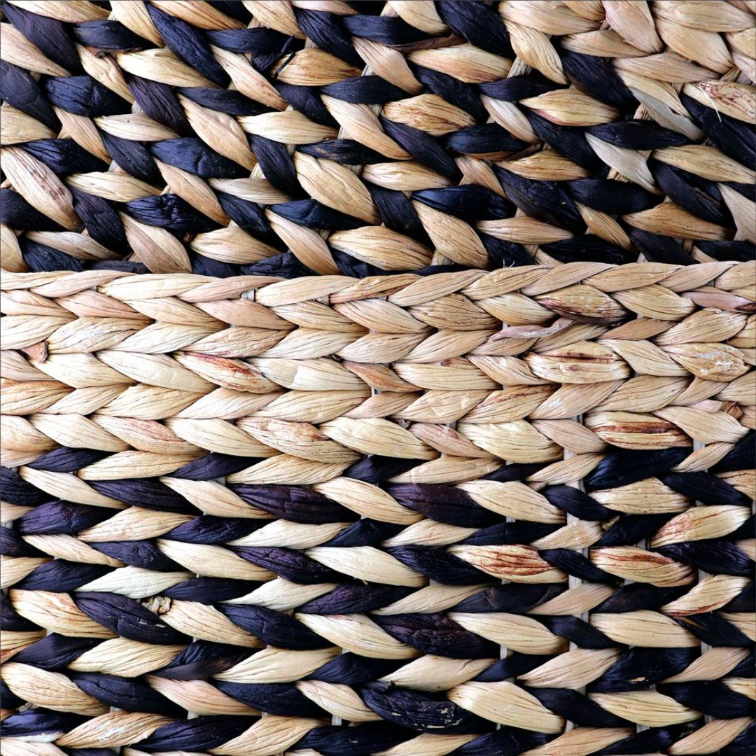 Fotografia para o produto Jogo de 3 cestas ovais Mundi em fibra natural com alca L36xP23xA32cm/L40xP25xA33cm/L45xP29xA35cm