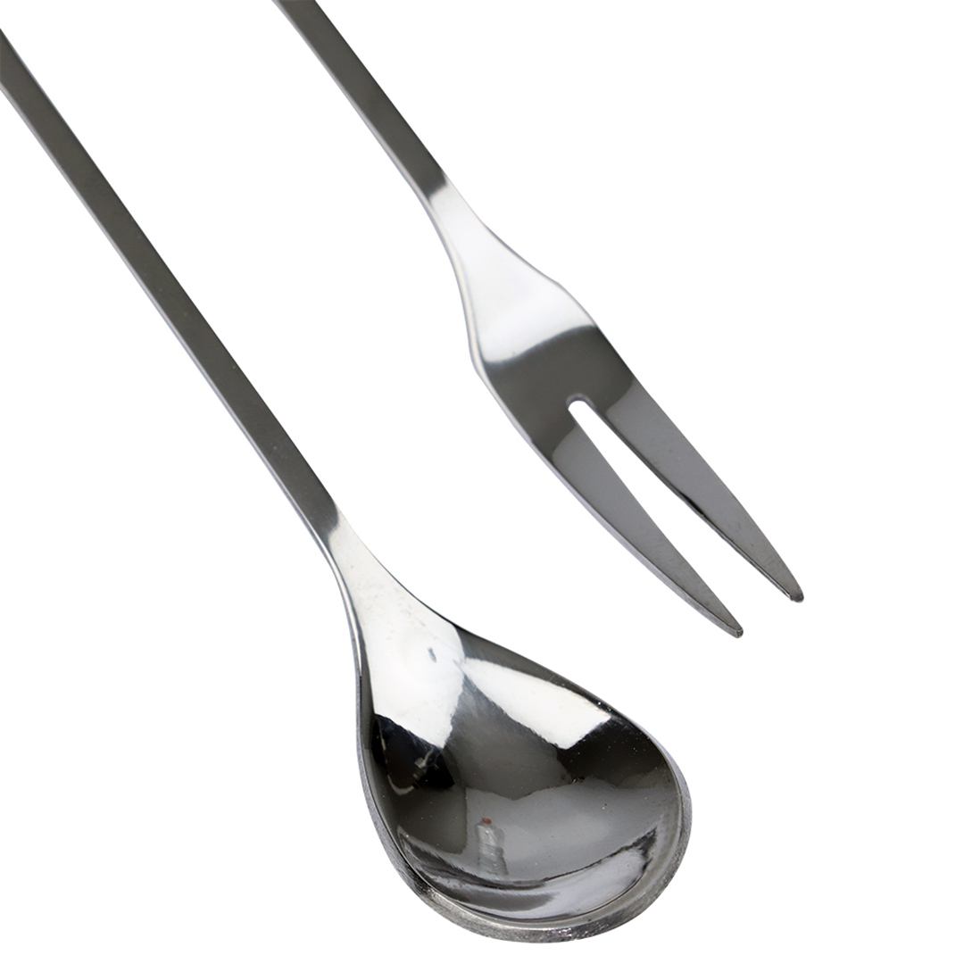 Fotografia para o produto Jogo de 3 garfos e 3 colheres Romantique em aço inox