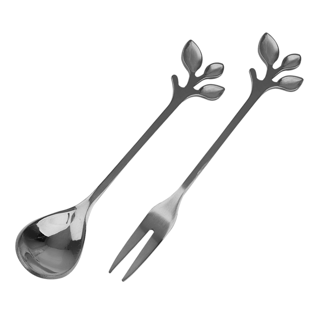 Fotografia para o produto Jogo de 3 garfos e 3 colheres Romantique em aço inox