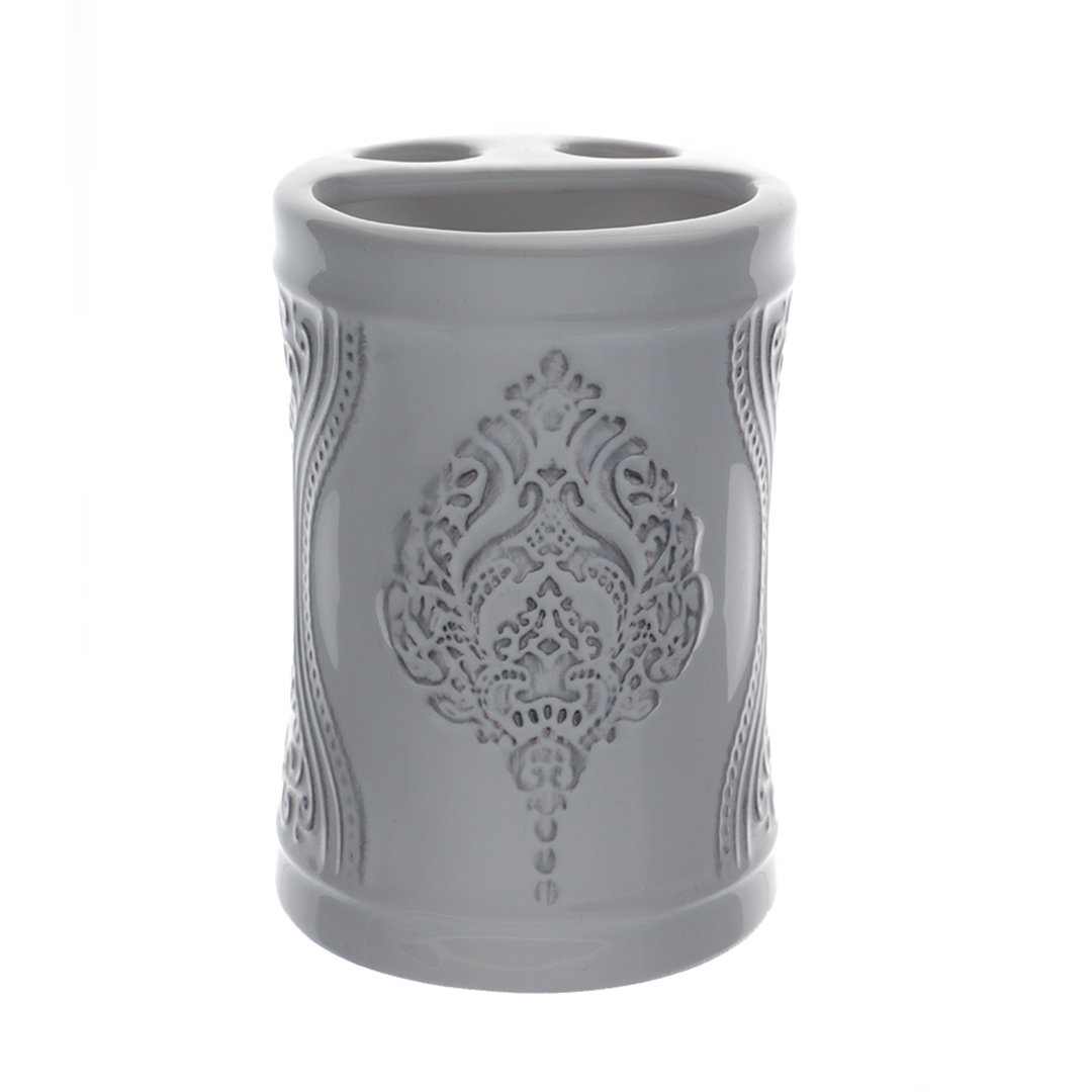 Fotografia para o produto Jogo de 3 peças para banheiro em cerâmica L23,5xP19xA8,1cm 320ml