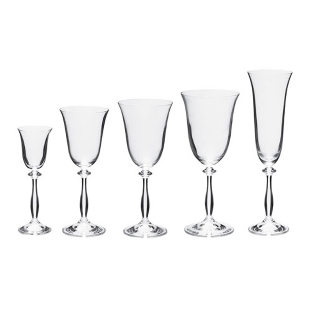 Imagem ilustrativa para Jogo de 30 taças em cristal ecológico 6x(60/185/190/250/350ml)