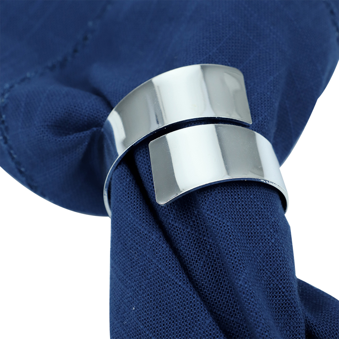 Fotografia para o produto Jogo de 4 anéis para guardanapo em ferro Ø4.5xA3.7cm