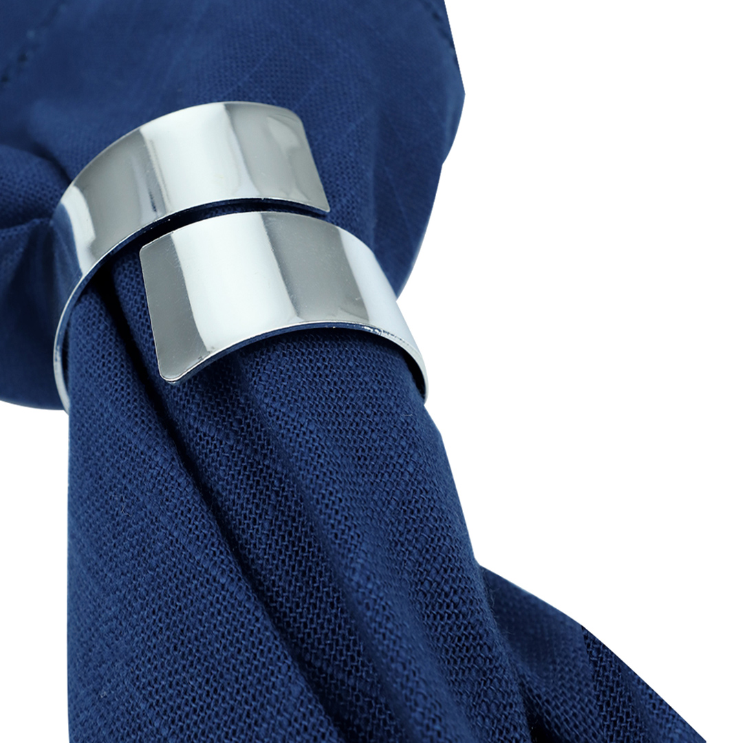 Fotografia para o produto Jogo de 4 anéis para guardanapo em ferro Ø4.5xA3.7cm