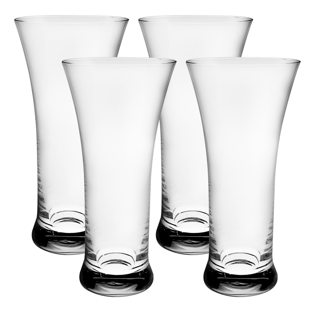 Imagem ilustrativa para Jogo de 4 copos para cerveja Frank em cristal ecológico 300ml A17,5cmx8,5cm