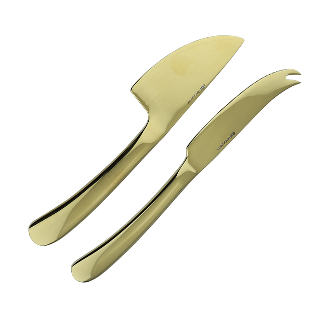 Fotografia para o produto Jogo de 4 facas para queijo em aço inox