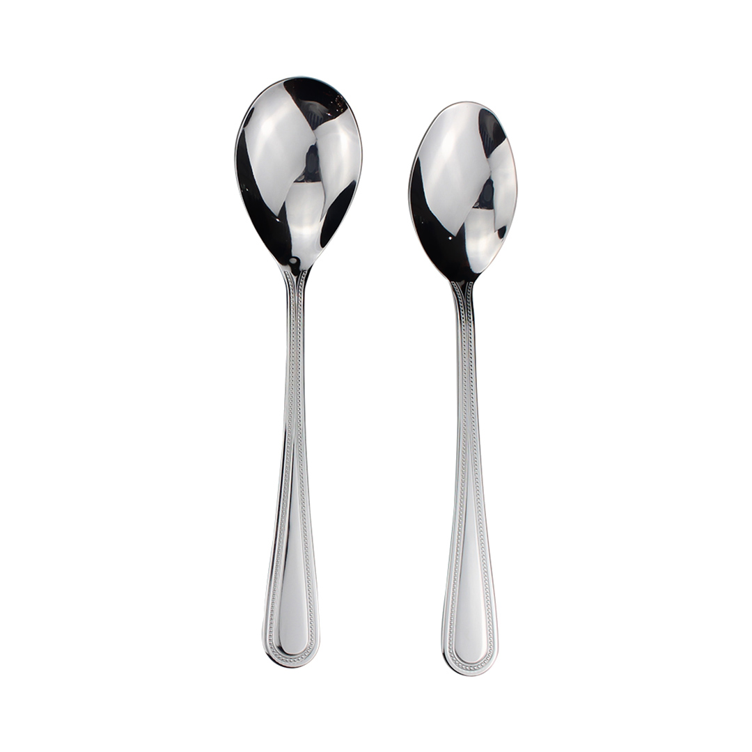 Fotografia para o produto Jogo de 4 peças em aço inox para servir