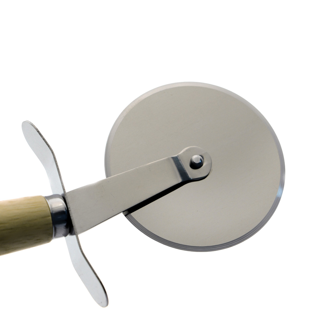 Fotografia para o produto Jogo de 4 peças para pizza com base de cerâmica e aço inox Ø38cm