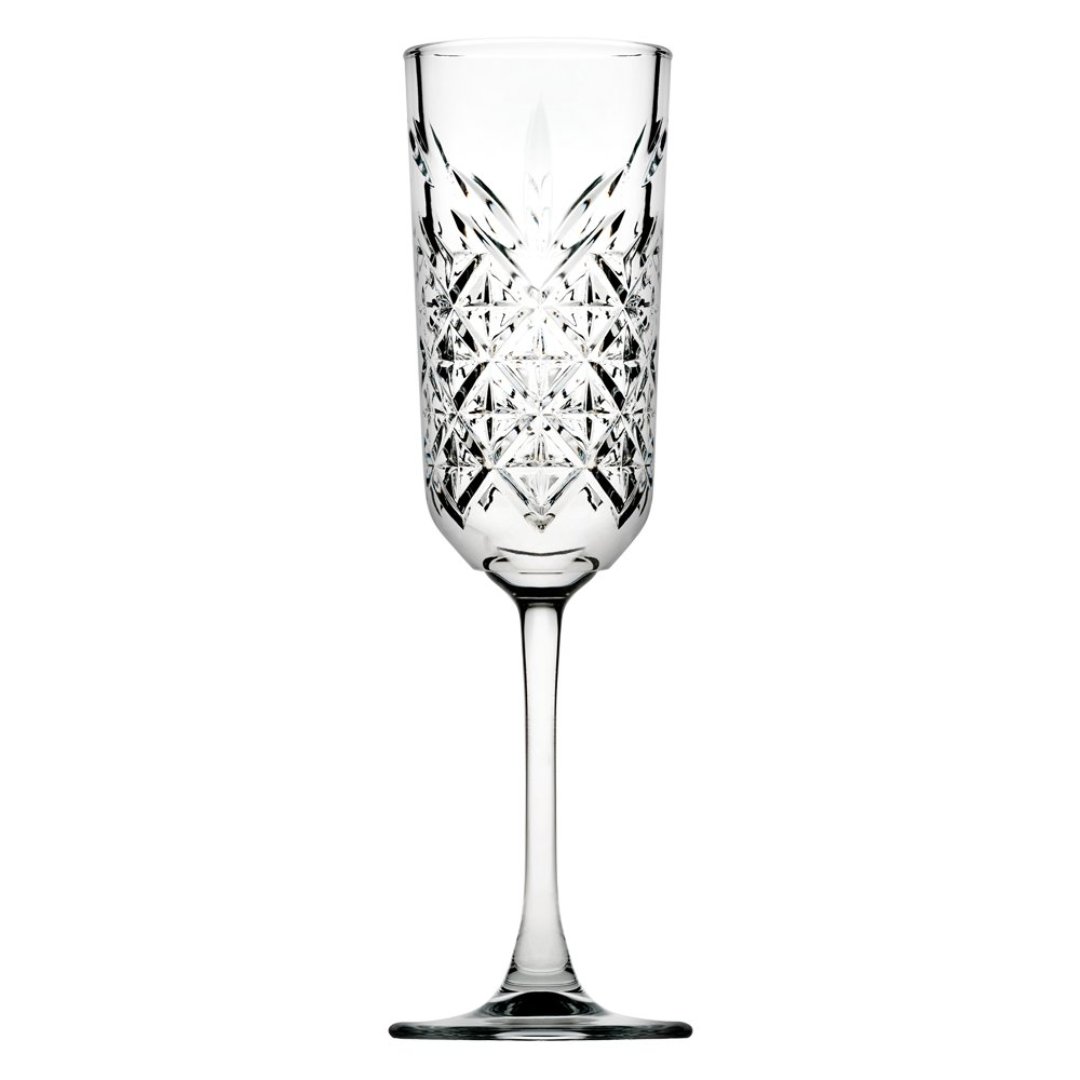 Fotografia para o produto Jogo de 4 taças para champanhe em vidro 175ml A22,5cm