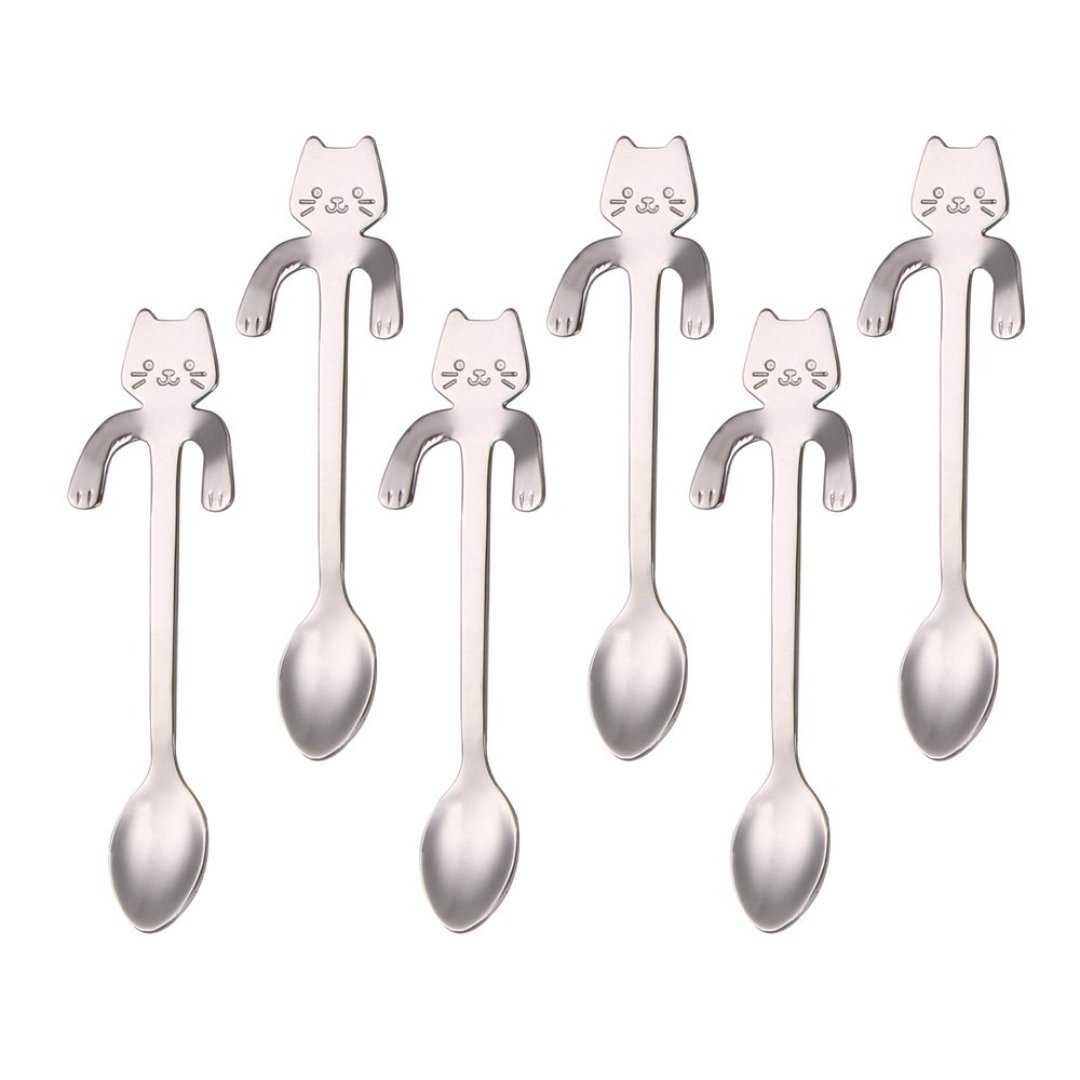 Imagem ilustrativa para Jogo de 6 colheres em aço inox