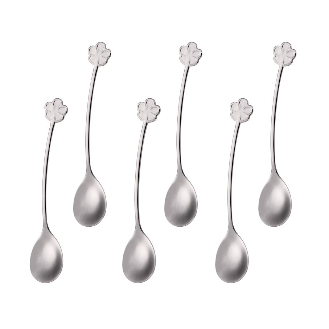 Imagem ilustrativa para Jogo de 6 colheres em aço inox