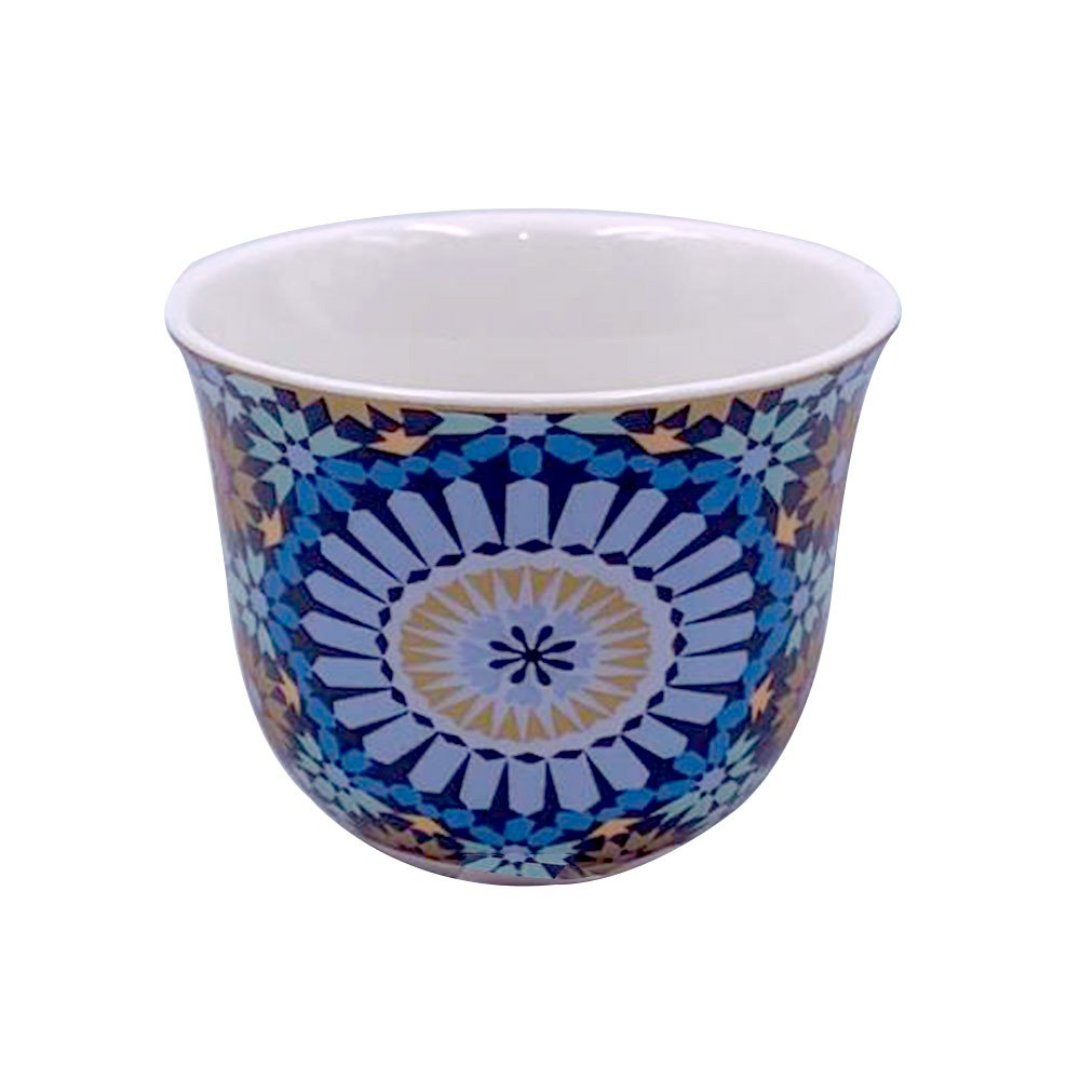 Fotografia para o produto Jogo de 6 copinhos Persia em new bone china 70ml colorido Fotografia para o produto Jogo de 6 copinhos Persia em new bone china 70ml colorido