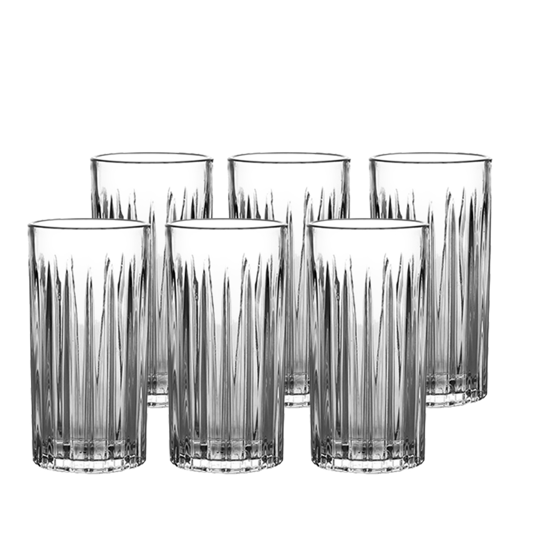 Imagem ilustrativa para Jogo de 6 copos altos em cristal ecológico 350ml A15cm