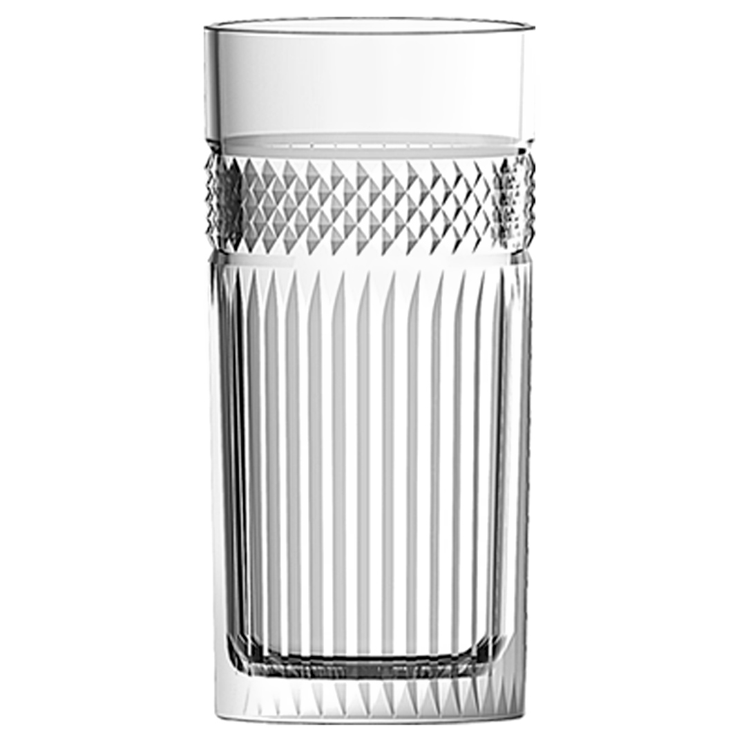 Imagem ilustrativa para Jogo de 6 copos altos em vidro 360ml A15cm