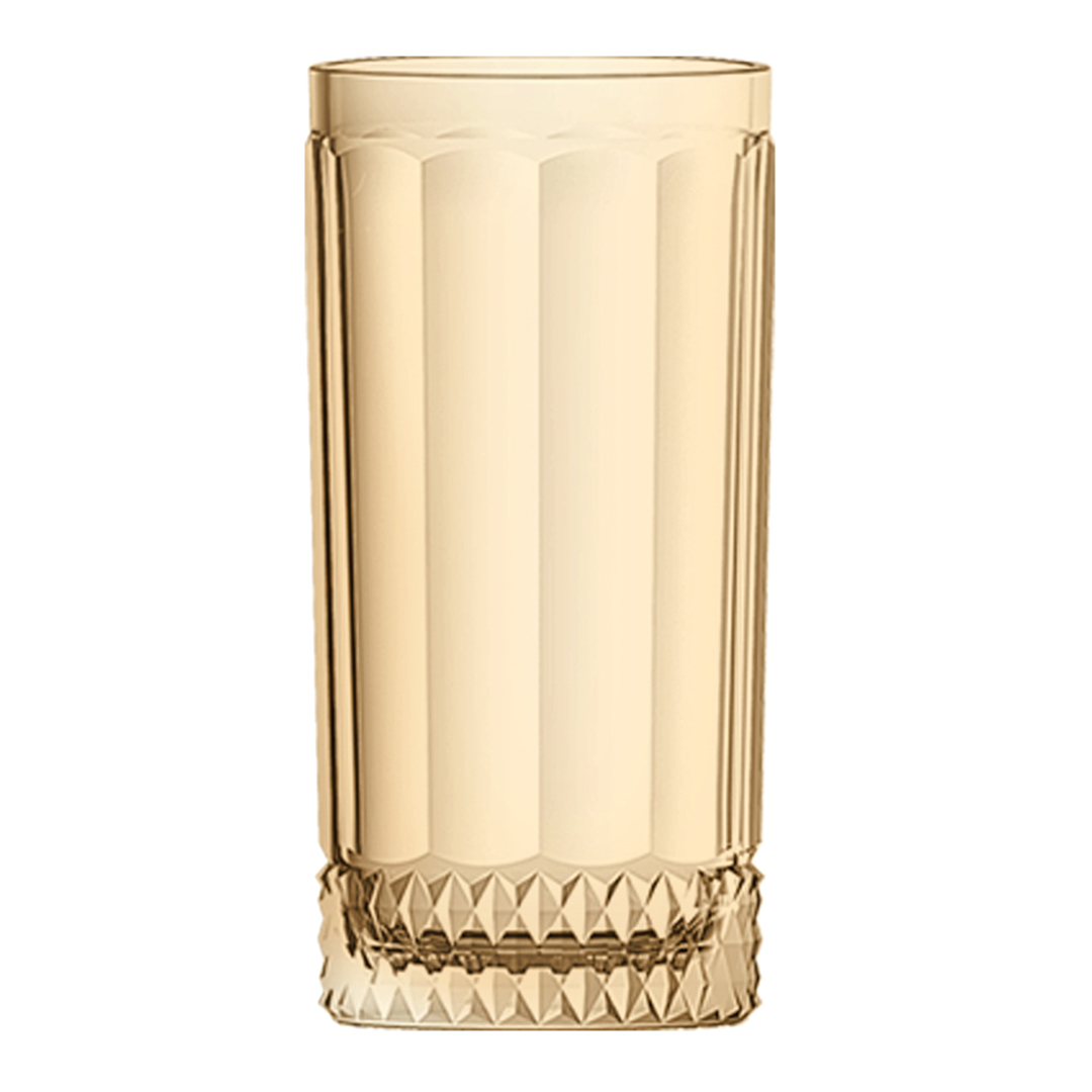 Fotografia para o produto Jogo de 6 copos altos em vidro 360ml A15cm cor âmbar luster