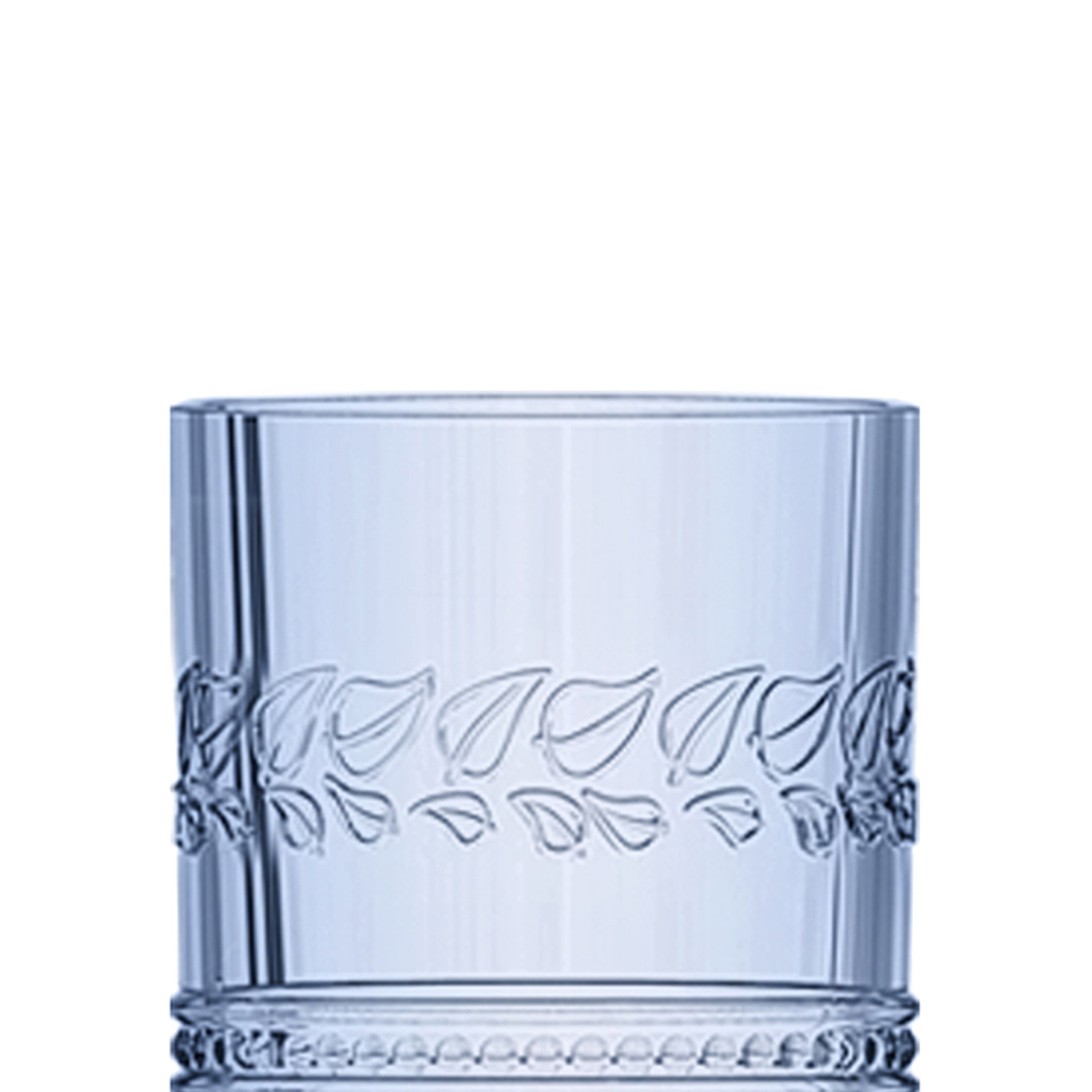 Fotografia para o produto Jogo de 6 copos altos em vidro 360ml A15cm cor azul luster