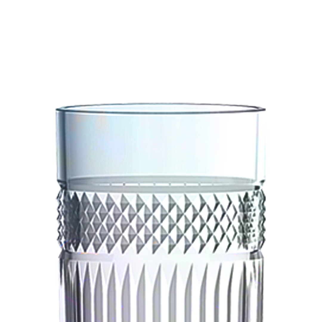 Fotografia para o produto Jogo de 6 copos altos em vidro 360ml A15cm cor furta-cor