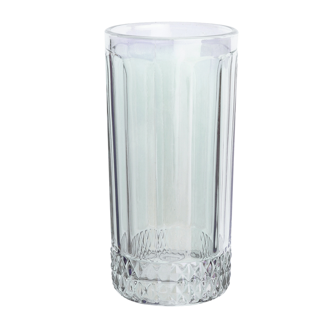 Imagem ilustrativa para Jogo de 6 copos altos em vidro 360ml A15cm cor furta-cor