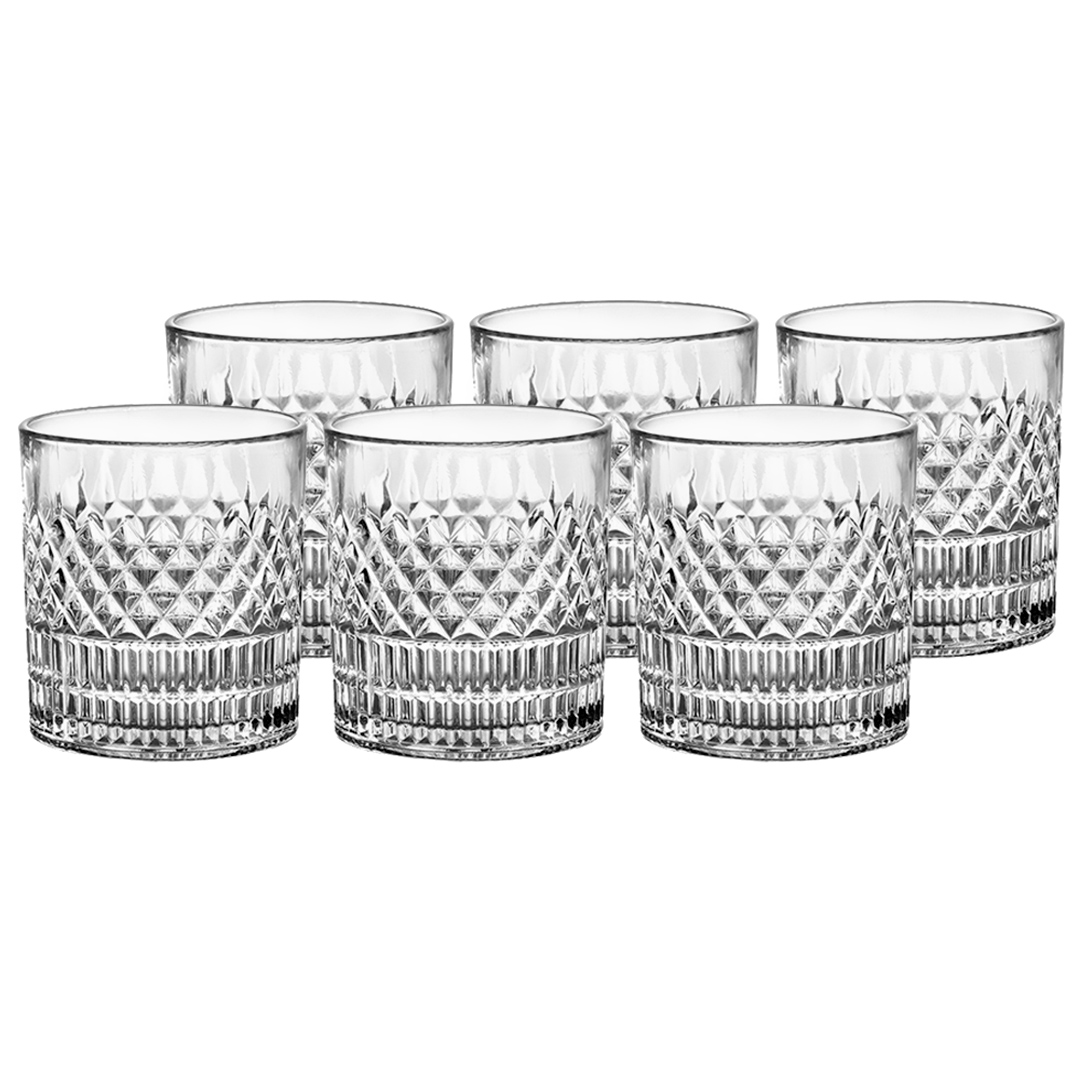 Fotografia para o produto Jogo de 6 copos baixos em cristal ecológico 310ml A10cm